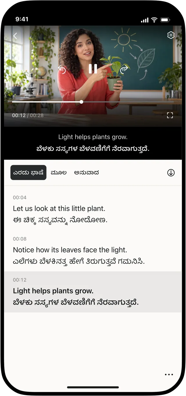 ನೋಡಿ. ಅರ್ಥಮಾಡಿಕೊಳ್ಳಿ.