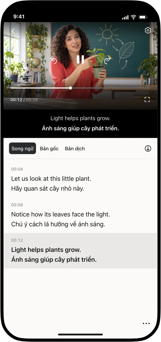 Vừa xem. Vừa hiểu.